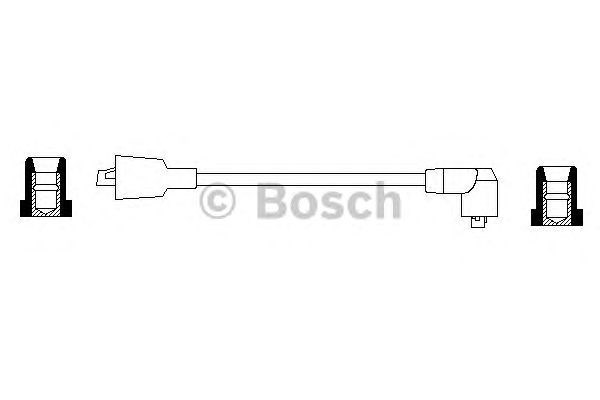 Провід високовольтні, комплект 0986356040 BOSCH