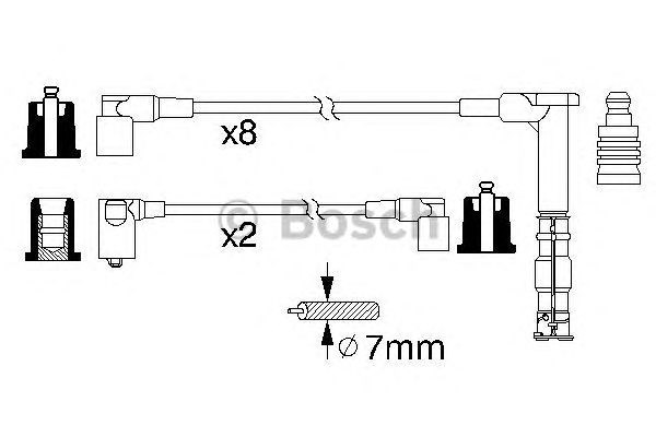 Дріт високовольтний 0986356315 BOSCH