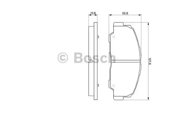 Дискові гальма 0986424297 BOSCH