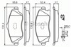 Передні гальмівні колодки 0986424527 BOSCH