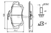 Колодки передні 0986424541 BOSCH