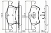 Колодки гальмівні передні, дискові 0986424765 BOSCH