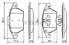 Дискові гальма 0986424825 BOSCH