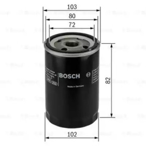 Маслофільтр 0986452030 BOSCH