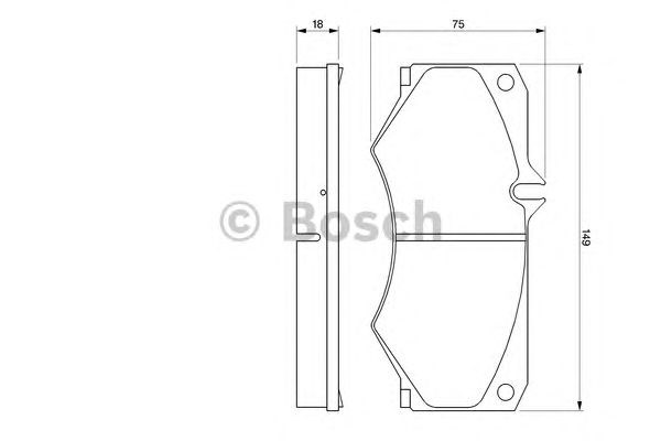 Дискові гальма 0986467841 BOSCH