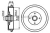 Барабан гальмівний задній 0986477042 BOSCH