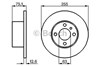 Гальмо дискове переднє 0986478032 BOSCH