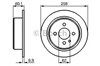 Диск гальмівний задній 0986478034 BOSCH