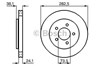 Гальмо дискове переднє 0986478109 BOSCH