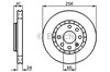 Гальмо дискове переднє 0986478327 BOSCH