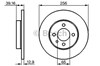 Гальмо дискове переднє 0986478329 BOSCH