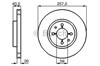 Гальмо дискове переднє 0986478515 BOSCH