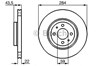 Гальмо дискове переднє 0986478810 BOSCH