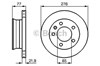 Диск гальмівний передній 0986478849 BOSCH