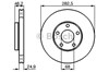 Гальмо дискове переднє 0986478872 BOSCH