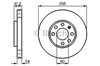 Гальмо дискове переднє 0986478881 BOSCH