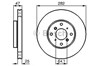 Гальмо дискове переднє 0986478982 BOSCH