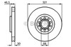 Гальмо дискове переднє 0986478985 BOSCH