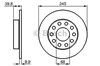 Задні дискові гальма 0986478986 BOSCH