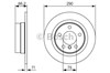 Диск гальмівний задній 0986479043 BOSCH