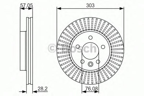 Ротор гальмівний 0986479154 BOSCH
