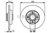 Диск гальмівний задній 0986479387 BOSCH