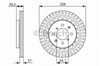 Гальмо дискове переднє 0986479594 BOSCH