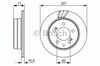 Диск заднього гальма 0986479665 BOSCH