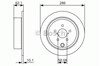 Диск гальмівний задній 0986479A10 BOSCH