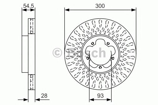 Ротор гальмівний 0986479B11 BOSCH