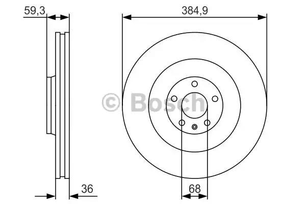 Ротор гальмівний 0986479R30 BOSCH