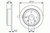 Диск гальмівний задній 0986479S08 BOSCH