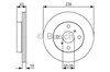 Гальмо дискове переднє 0986479S46 BOSCH