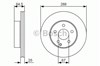 Диск переднього гальма 0986479S83 BOSCH