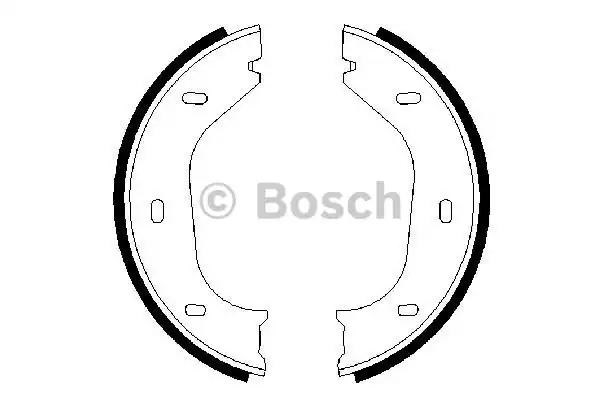 Bosch bmw щоки гальмівні ручного гальма bmw 3/5/6/7 серія 0 986 487 202