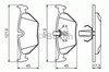 Колодки на гальмо задній дисковий 0986494009 BOSCH