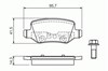 Колодки гальмівні задні, дискові 0986494023 BOSCH