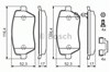 Дискові гальма 0986494160 BOSCH