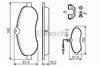 Колодки передні 0986494163 BOSCH