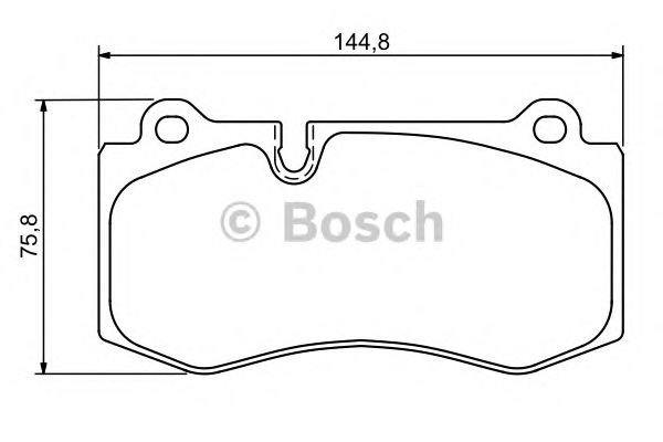 Дискові гальма 0986494167 BOSCH