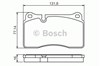 Колодки гальмівні передні, дискові 0986494207 BOSCH