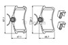 Задні колодки 0986494274 BOSCH