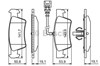 Колодки на гальмо задній дисковий 0986494309 BOSCH