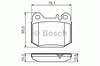 Колодки гальмівні задні, дискові 0986494410 BOSCH