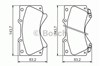 Тормозні колодки 0986494449 BOSCH