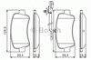 Колодки на гальмо задній дисковий 0986494500 BOSCH