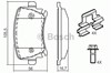 Колодки гальмові задні, дискові 0986494595 BOSCH