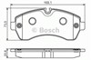 Колодки гальмівні дискові комплект 0986495107 BOSCH