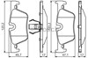 Колодки гальмові задні, дискові 0986495289 BOSCH