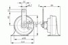 Клаксон 0986AH0502 BOSCH